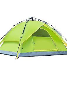 HECHAI_ AOTU Outdoor 3-4 Persons Waterproof Fold Tent Automatic Camping Tent Free Building