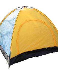 HECHAI_ AOTU Outdoor 2-3 Persons Double Angle Six Waterproof Fold Camping Tent