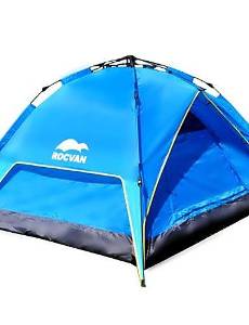 HECHAI_ ROCVAN 3 Season A109 2 Person Double Layer Fiberglass Pole Automatic Tent