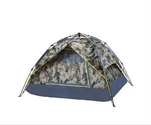 WZH Outdoor camping Camping supplies four people Automatic quick opening Automatic tent camouflage windproof Waterproof tent