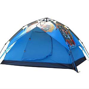 WZH Factory direct 3-4 people Double door double layer Automatic tent Outdoor camping Camping equipment no need to build