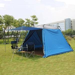 WZH Automatic tent 5-8 people camping sky rainproof Outdoor pergola Sun shading fishing big tent