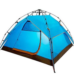 Generic All-season 4 Person Tent Color Blue