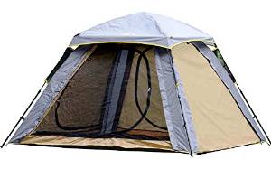 Generic Double Canopy 2 Person Tent Color Grey