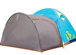 Generic Round Bulged 4 Person Tent Color Grey