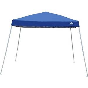 Steel and Polyester Construction, Slant Leg Instant Canopy/Gazebo Shelter (100 sq. ft Coverage), Blue