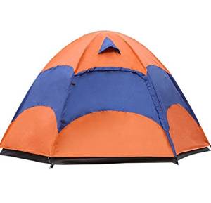 NutureFun Pop Up Waterproof Hiking/Camping Outdoors Tents For 5-8 Person 2.4*1.45*2.4m (L*H*W)