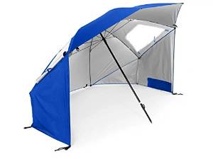 NutureFun 3 Person Waterproof Tent Hexagonal Large Camping Hiking Tent With Carry Bag Blue(94*82*51")