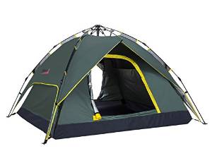 Makino 2-3 person Instant Tent with rainfly for Camping,Backpacking Mountaineering 0087