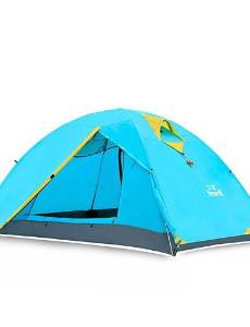 QQ Hewolf Moistureproof Waterproof Polyester One Room Tent For 2 Person Light 1431 Green/Army Green/Royal