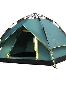 QQ Outdoor 2-3 Persons Double Angle Six Waterproof Fold Camping Tent