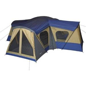 Ozark Trail Cabin Tent 14 Person Base Camp Outdoor, Multi color/Black