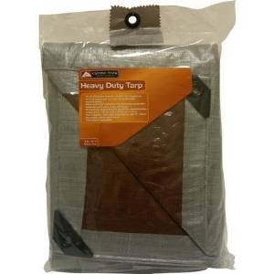 Ozark Trail Heavy-Duty Tarp, Silver/Brown