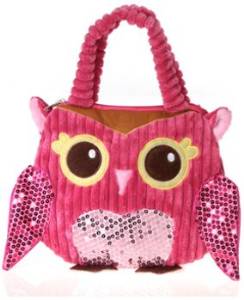 DDI 1265758 8.5 in. X10 in. Girly Pink Owl Hand Bag Case Of 24