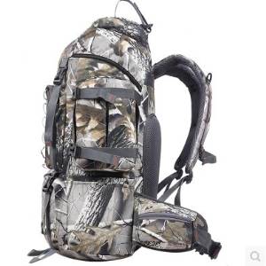 Outdoor Camouflage Bag Tactical Hiking Backpack Man Shoulders Military Enthusiasts Travel Backpack Backpack 60 L