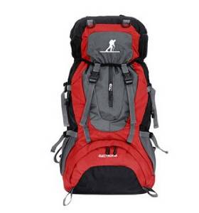 Outdoor Professional Mountaineering Bag Bag of 60 L Red Bag Bag on Foot