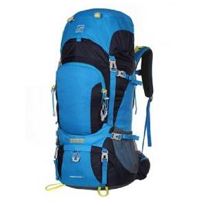 Outdoor 60 Litres of Backpack Men and Women Through Paragraph There Are Cover Sandwiches a Integrated With. Lake Blue the Other