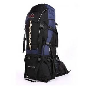 Outdoor Climbing Package Authentic Men's and Women's Backpack Camping Hiking Backpack 85 L + 10 L Sapphire