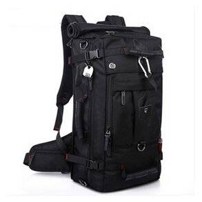 The New Backpack Men Travel Backpack Outdoor Sports Tourism Package 40 L Large Volume Waterproof Backpack Travel Bag Black Backpack Boom