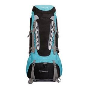 Mountaineering Baohu Outside Bag Men's and Women's Hiking Backpack Backpack Lake Blue