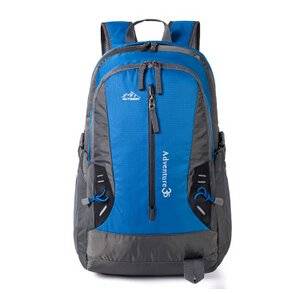 Mountaineering Backpack Outdoor Leisure Men and Women Blue 35 L