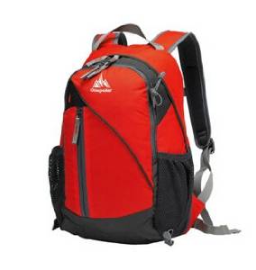 Outdoor Leisure Backpack to Travel Water Proof on Foot Red Backpack