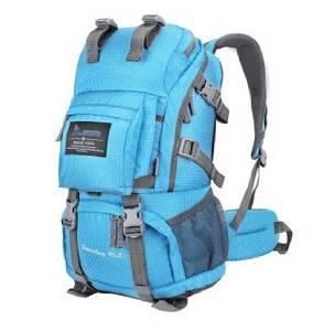 Outdoor Men and Women Backpack Backpack Backpack Bag 45 L Ride a Tra Nsport Sky Blue + 5 L