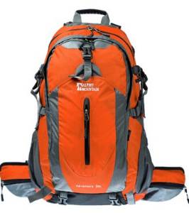 Outdoor Travel Backpack Backpack Men and Women Backpack Waterproof Hiking Backpack 50 L Orange