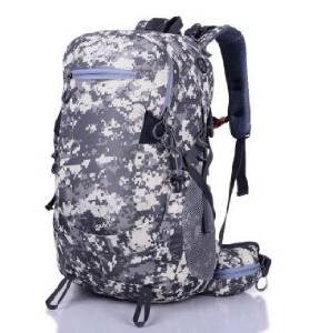 Backpack Camouflage Backpack Men's and Women's Outdoor Mountaineering Bag Bag on Foot Waterproof Ride a Tra Nsport 36 L Kashi Mi Digital Camouflage