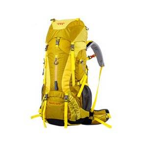 Shoulders Mountaineering Backpack Golden Gold