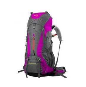 Shoulders Mountaineering Backpack Golden Mei Red