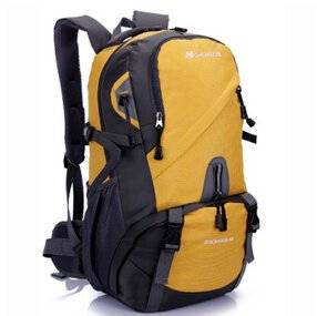 Sports Baohu Mountaineering Bag Men and Women Travel Backpack Backpack Large Capacity Outside Bag Yellow