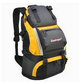 New Outdoor Climbing Package Sport Tourism Travel Han Edition Shoulder Bag Men and Women Backpack Backpack Xueshengchao in Yellow