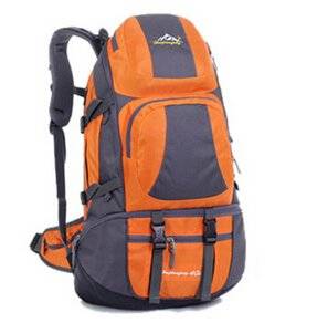 Outdoor Mountaineering Camping Hiking Bag Pack Waterproof Backpack Double Bag Bag Orange 36-55