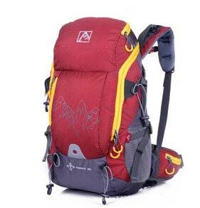 Tourist Travel Backpack Waterproof Outdoor Hiking Backpack Mountaineering Backpack Fashionable Backpack Red