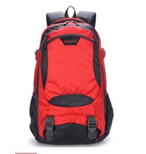 Travel Backpack Female Bag Lightweight Waterproof Outdoor Backpack Shoulders Backpack Red Movement