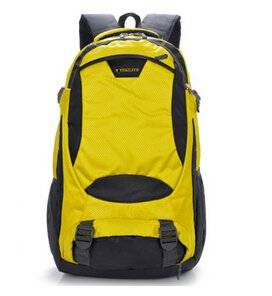 Travel Backpack Female Bag Lightweight Waterproof Outdoor Backpack Shoulders Backpack Yellow Movement