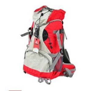 35 L Camping Bag Waterproof and Anti-scrape Wear-resisting Outdoor Climbing Package Leisure Camping Backpack Red