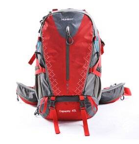 Outdoor Men and Women with 40 L Backpack Backpack Shoulders Bag to Cover Red