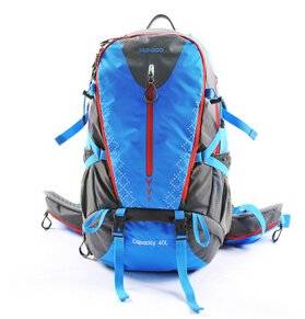 Outdoor Men and Women with 40 L Backpack Backpack Shoulders Bag to Cover Blue