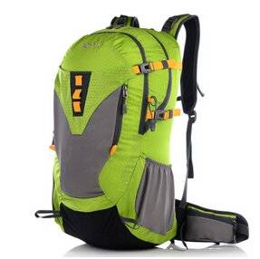 Outdoor Professional Shoulders Backpack Super Light Wear Outdoor Sports Bag Both Men and Women Travel Bag 45 Litres of Fluorescent Green