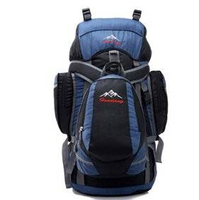 Outdoor Sports Tour Camping Hiking Backpack Professional Mountaineering Baohu Shoulders the Steamed Stuffed Bun Female Bag Light Blue