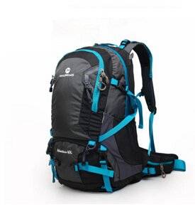 Outdoor Equipment 40 L Mountaineering Bag Men and Women of Shoulders Bag Outdoor Sale New Products Blue 40 L