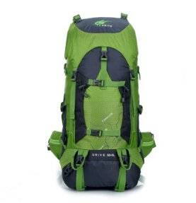 Waterproof Outdoor Climbing Package Men's and Women's Leisure Backpack Bag Large Capacity Bag of Army Green