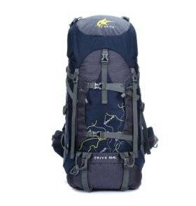 Waterproof Outdoor Climbing Package Men's and Women's Leisure Backpack Bag Large Capacity Bag Dark Blue