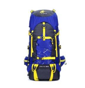 Waterproof Outdoor Climbing Package Men's and Women's Leisure Bag Blue Backpack Bag Big Capacity