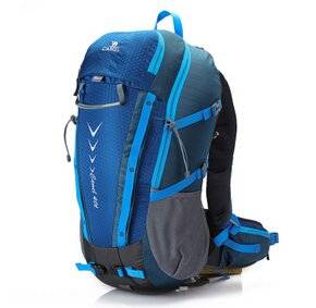 Outdoor Large Capacity Mountaineering Backpack Backpack Shoulders Travel Blue