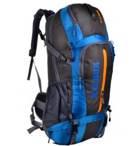 Mountaineering Bag 50 L Outdoor Backpack Male Travel Travel Backpack Outdoor Backpack Blue