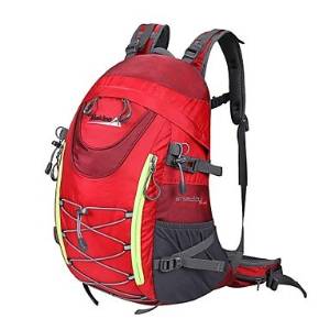 MAKINO 35L Nylon Breathable Outdoor Backpack , Red