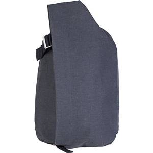 Cote&Ciel Isar Medium Raw Canvas Backpack - Anthracite Blue